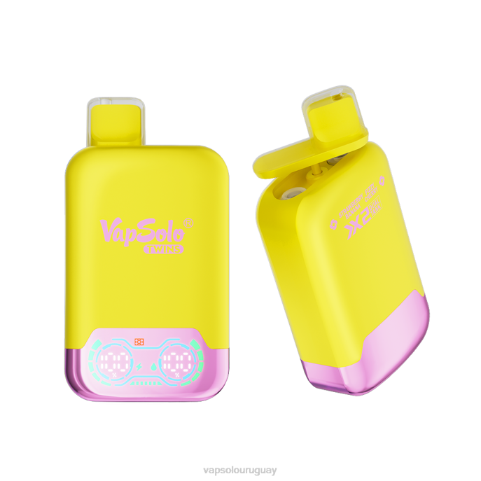 VapSolo Al Por Mayor - plátano fresa y cereza gaseosa VapSolo TWINS vaporizador desechable 4RTV32