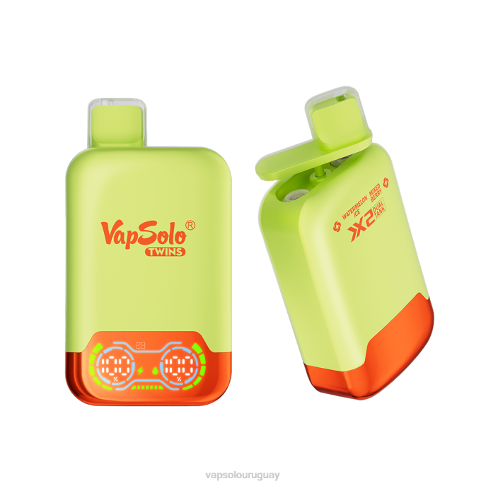 VapSolo Precio - hielo de sandía y bayas mixtas VapSolo TWINS vaporizador desechable 4RTV34