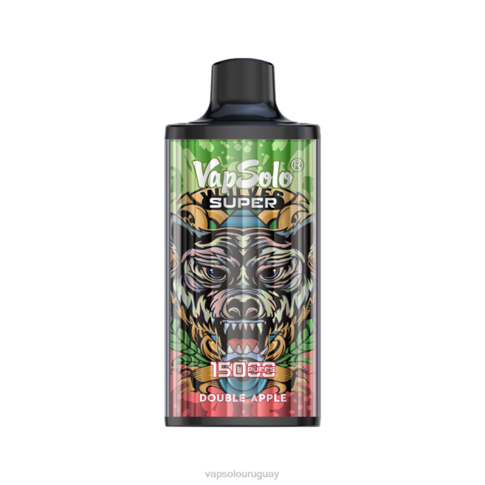 VapSolo Al Por Mayor - manzana doble VapSolo SUPER vaporizador desechable 4RTV17