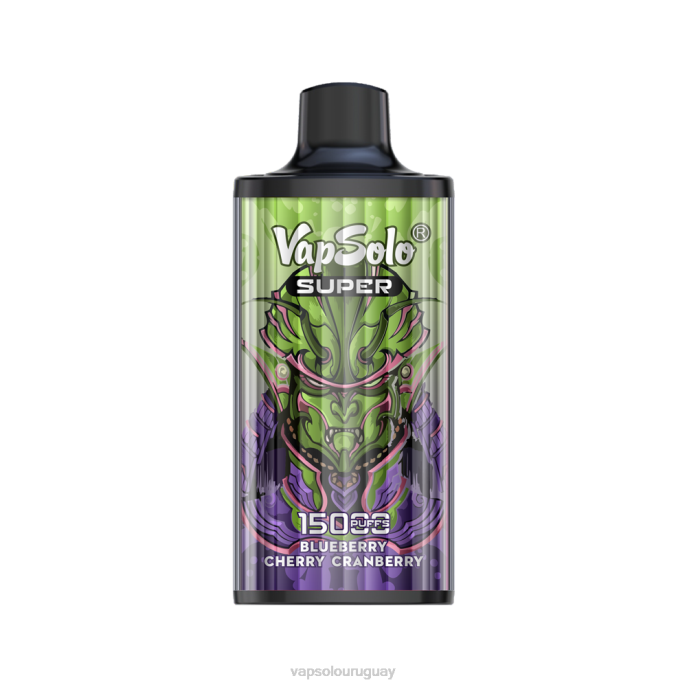 VapSolo Uruguay - arándano cereza arándano VapSolo SUPER vaporizador desechable 4RTV16