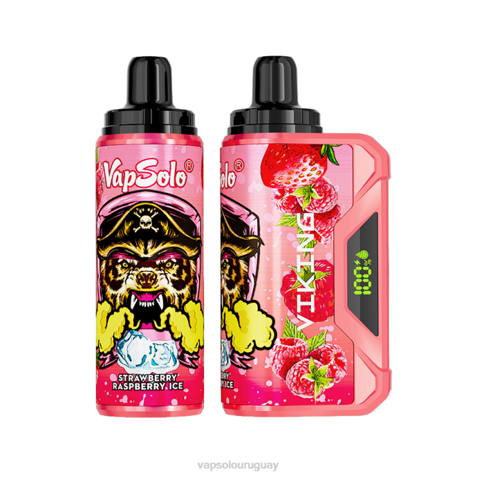 Comprar VapSolo - hielo de fresa y frambuesa VapSolo VIKING vaporizador desechable 4RTV45